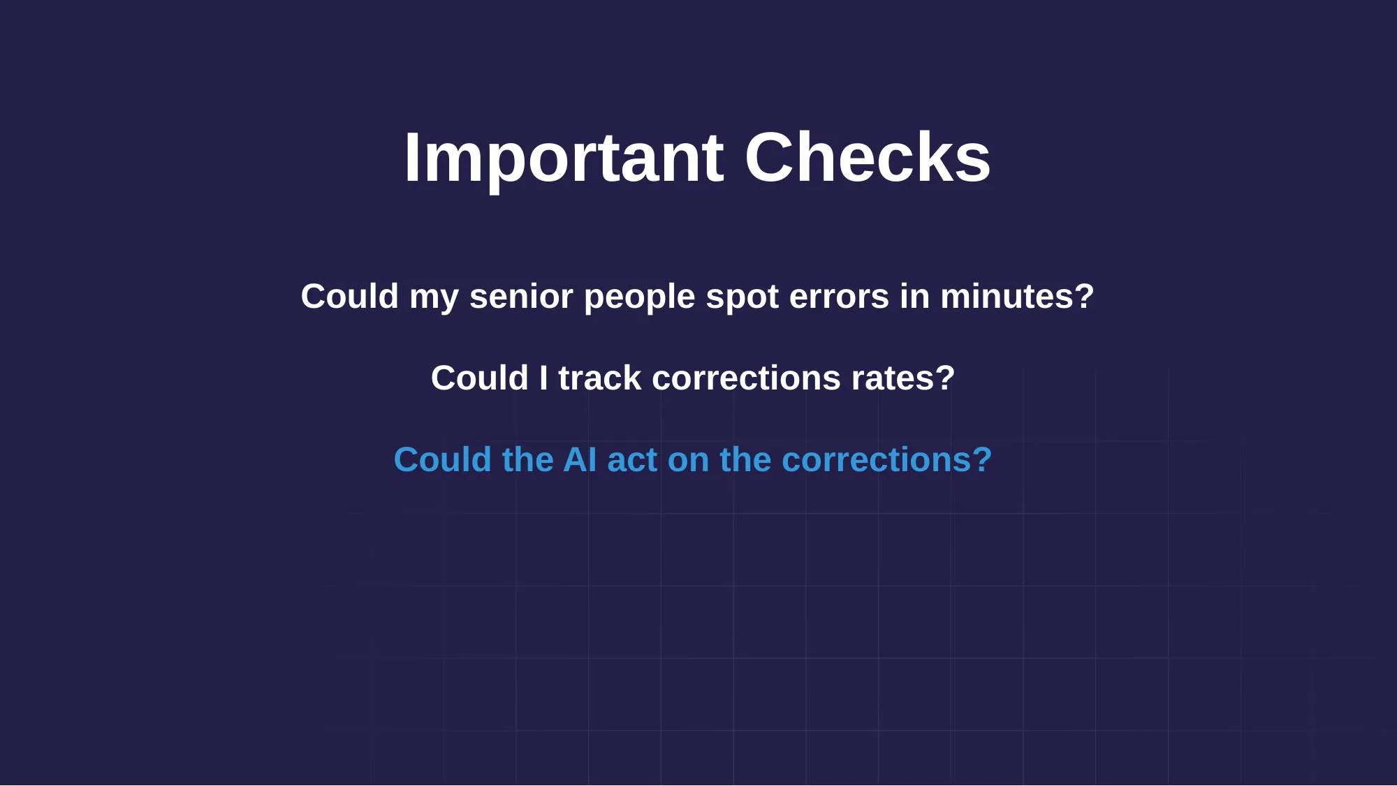 How accurate is your AI? This is the wrong question
